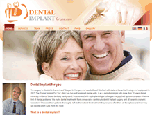 Tablet Screenshot of dentalimplantforyou.com